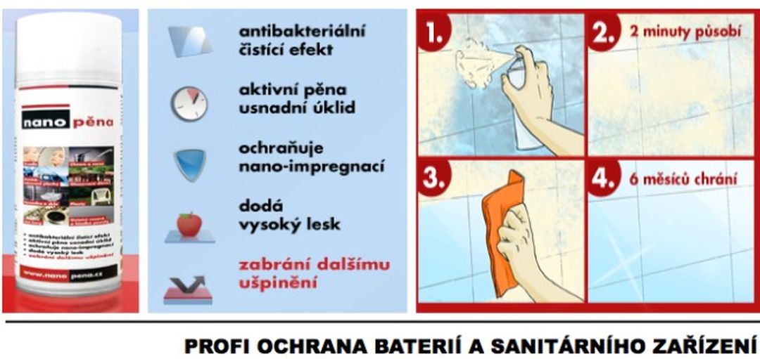 Úklid koupelny a sanity