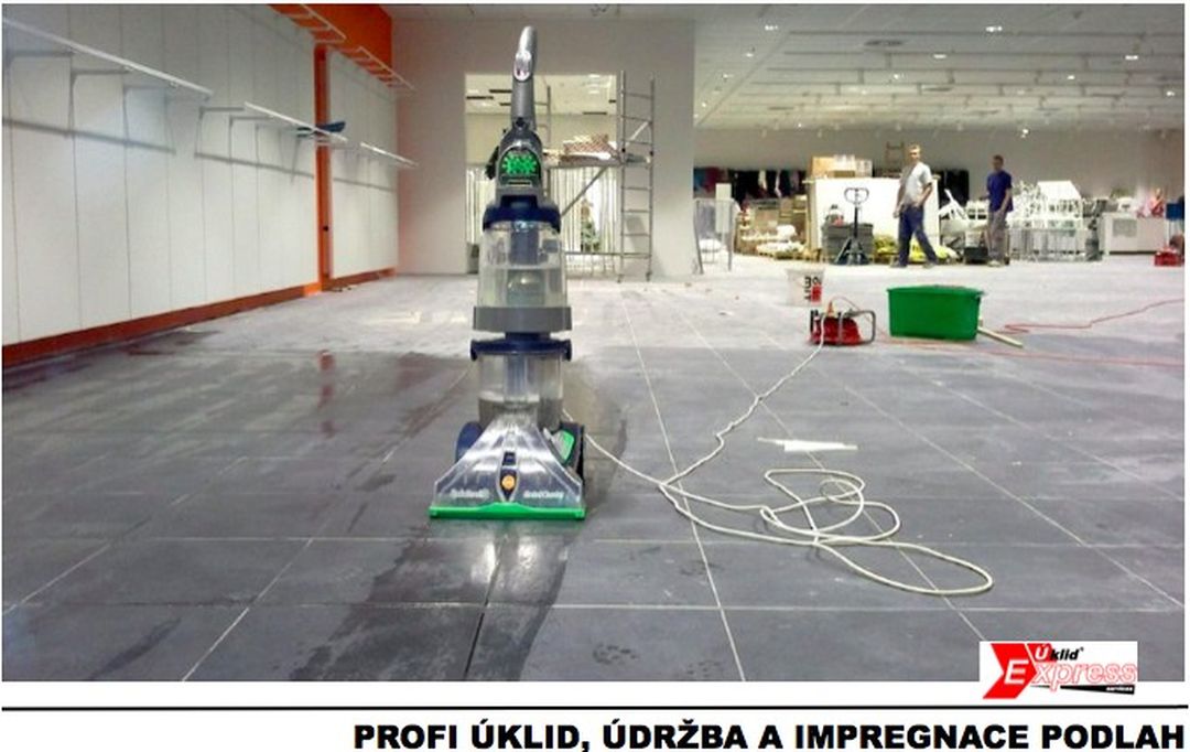 Úklid po stavbě a řemeslnících